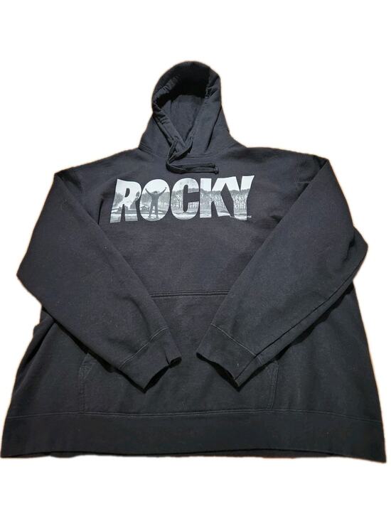 Port & Company Other - Rocky Balboa Movie Graphic Hoodie Black Port & Company Men's Size 2XL Sweatshirt